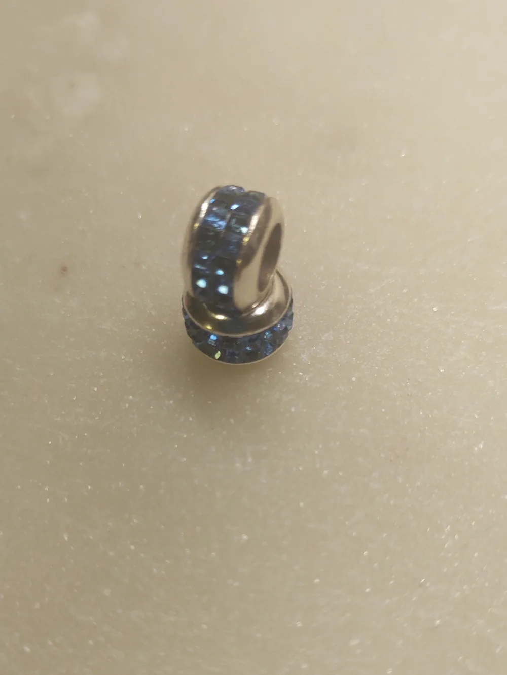 NEW! Brighton Set Of Two Spectrum Beads Blue Double Row Of Swarovski Crystals